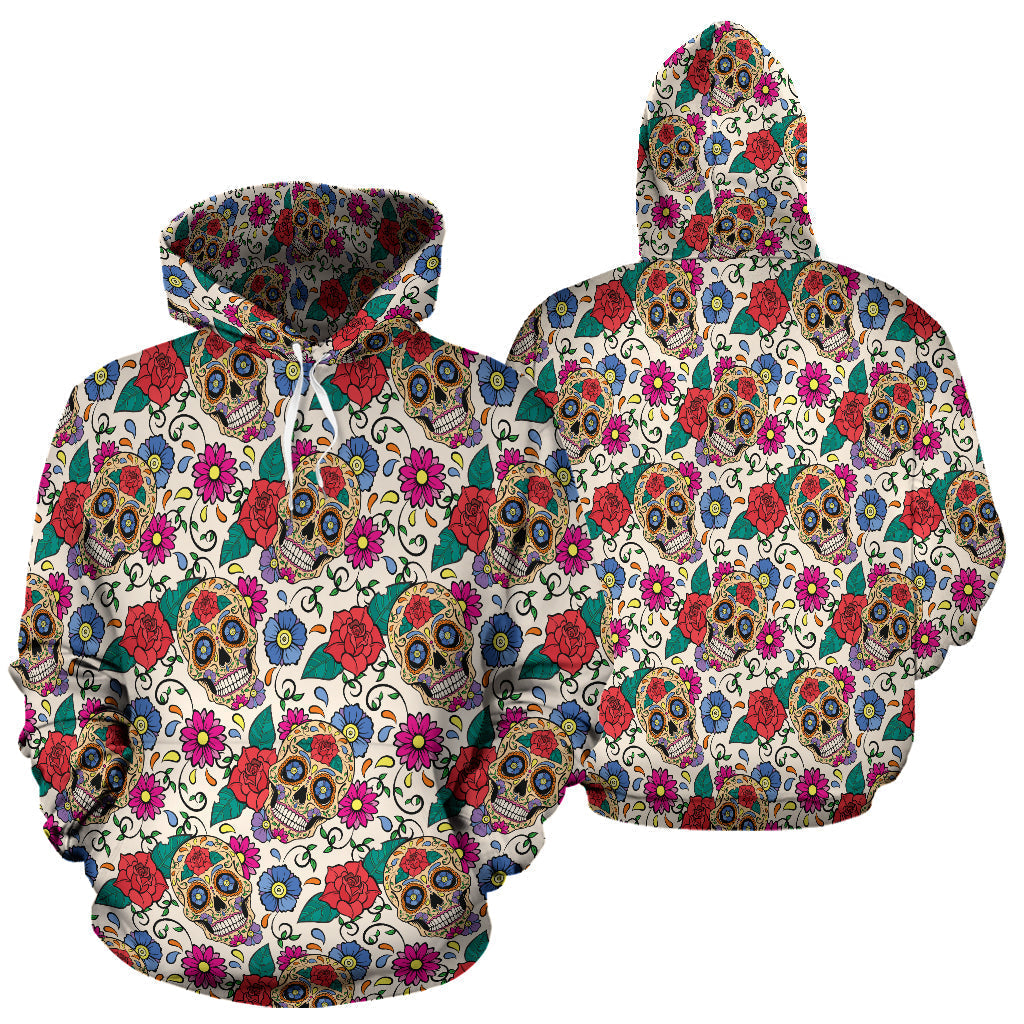 Green & Red Skull | Unisex Hoodie