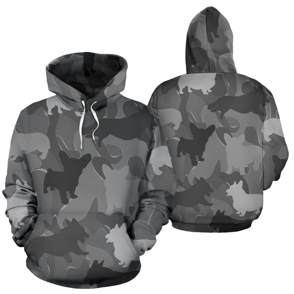 Corgi Light Gray | Unisex Hoodie