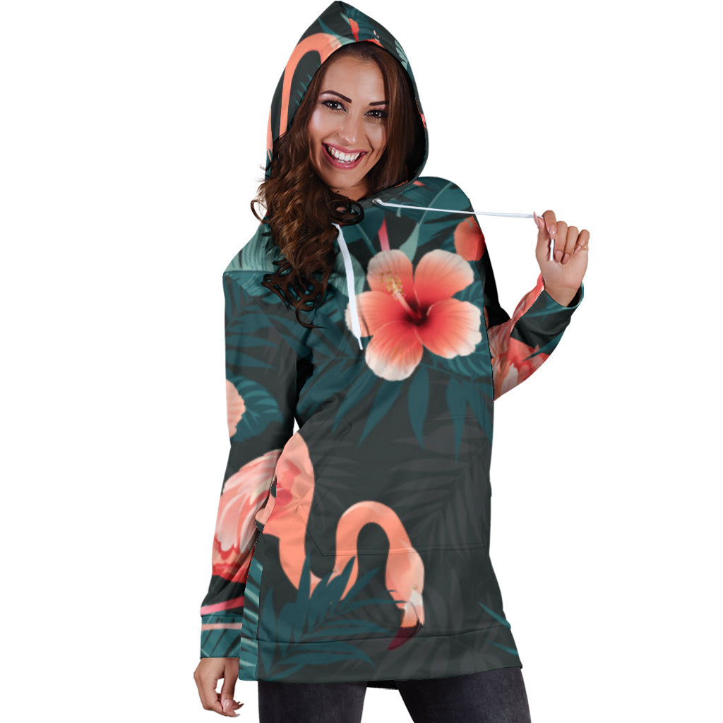 Flamingos | Hoodie Dress