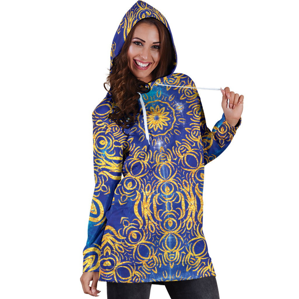 Gold Bohemian | Unisex Hoodie Dress