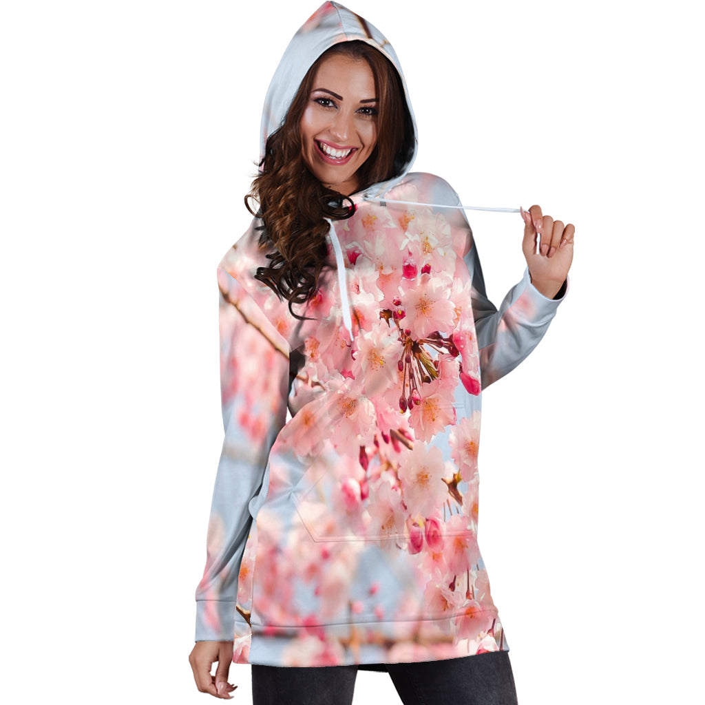 Cherry Blossoms | Unisex Hoodie Dress