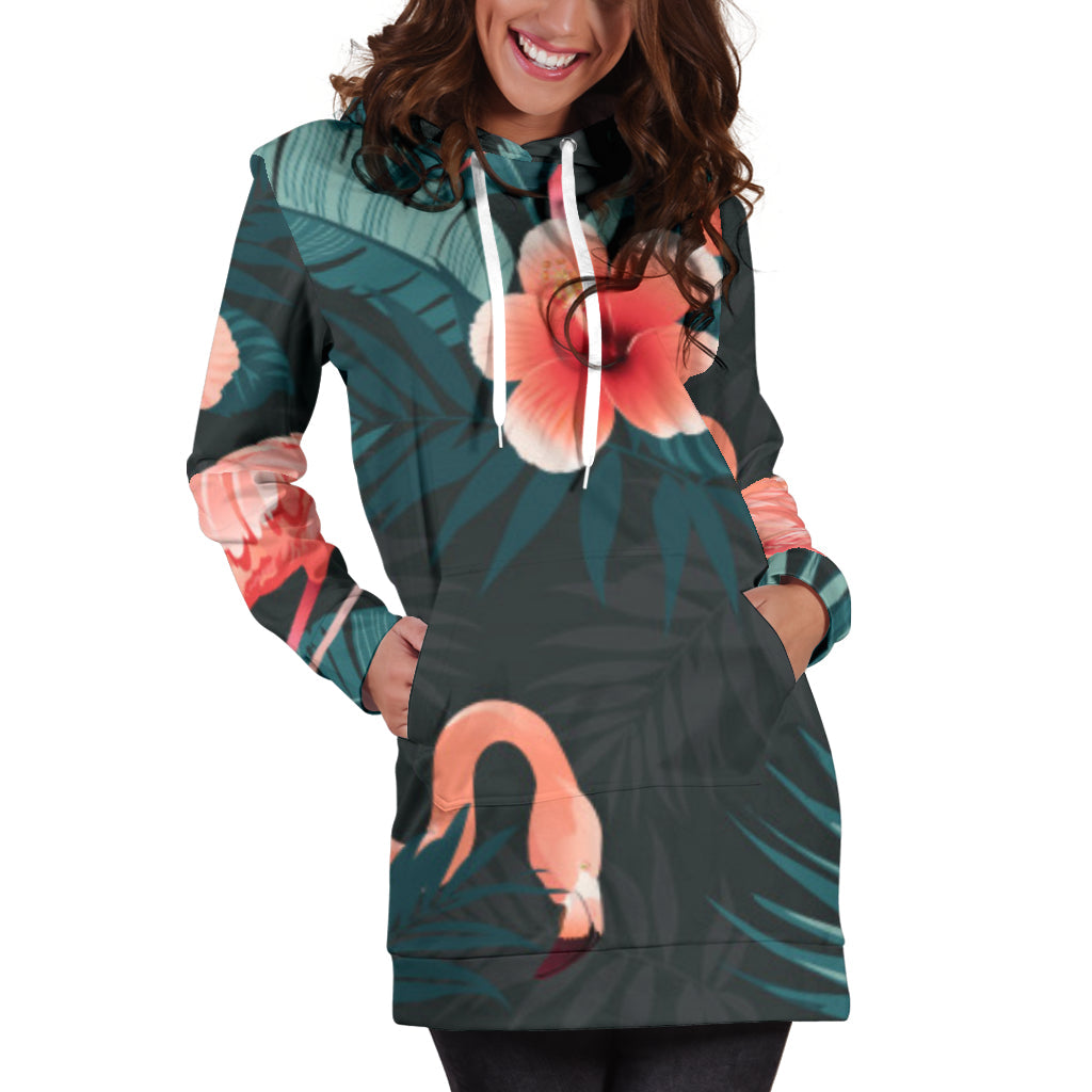 Flamingos | Hoodie Dress