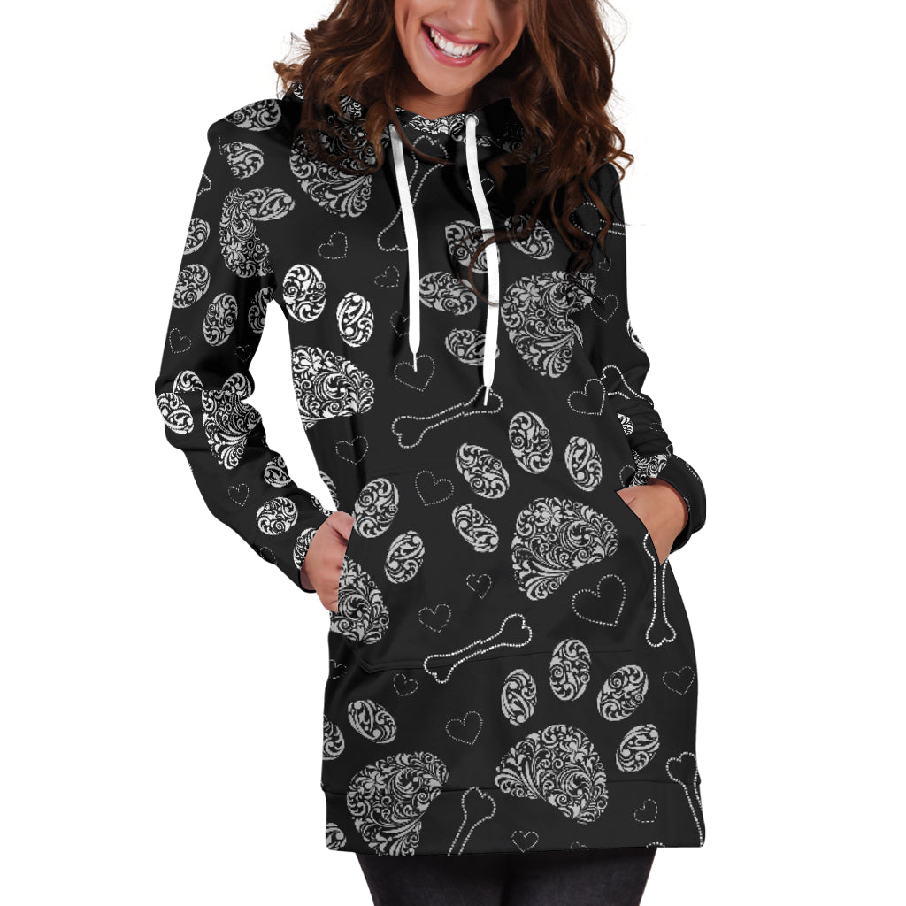 Paw Prints | Hoodie Dress