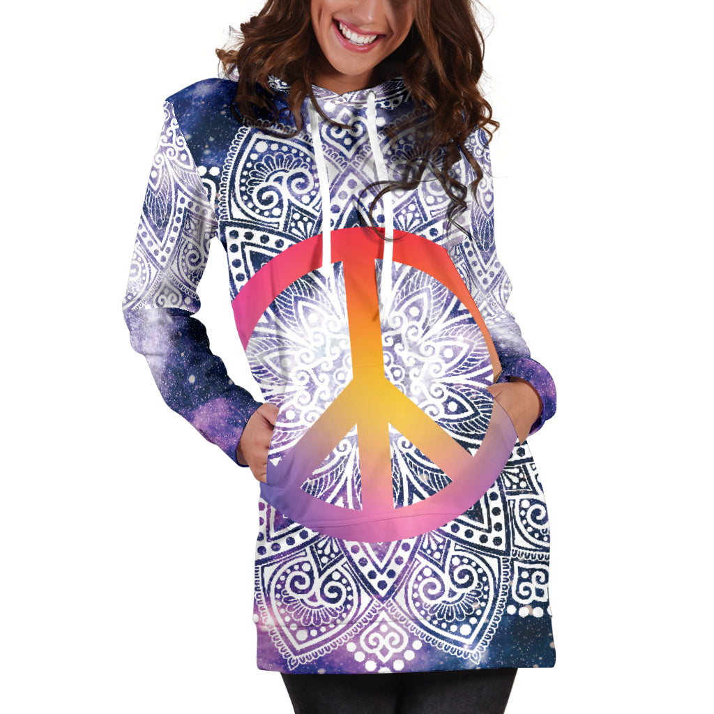 Mandala Peace | Hoodie Dress