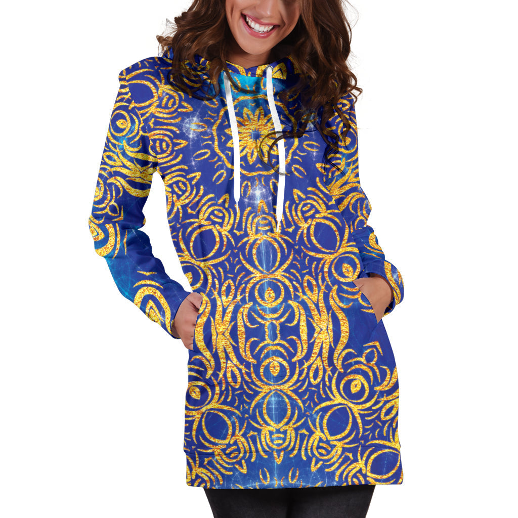 Gold Bohemian | Unisex Hoodie Dress