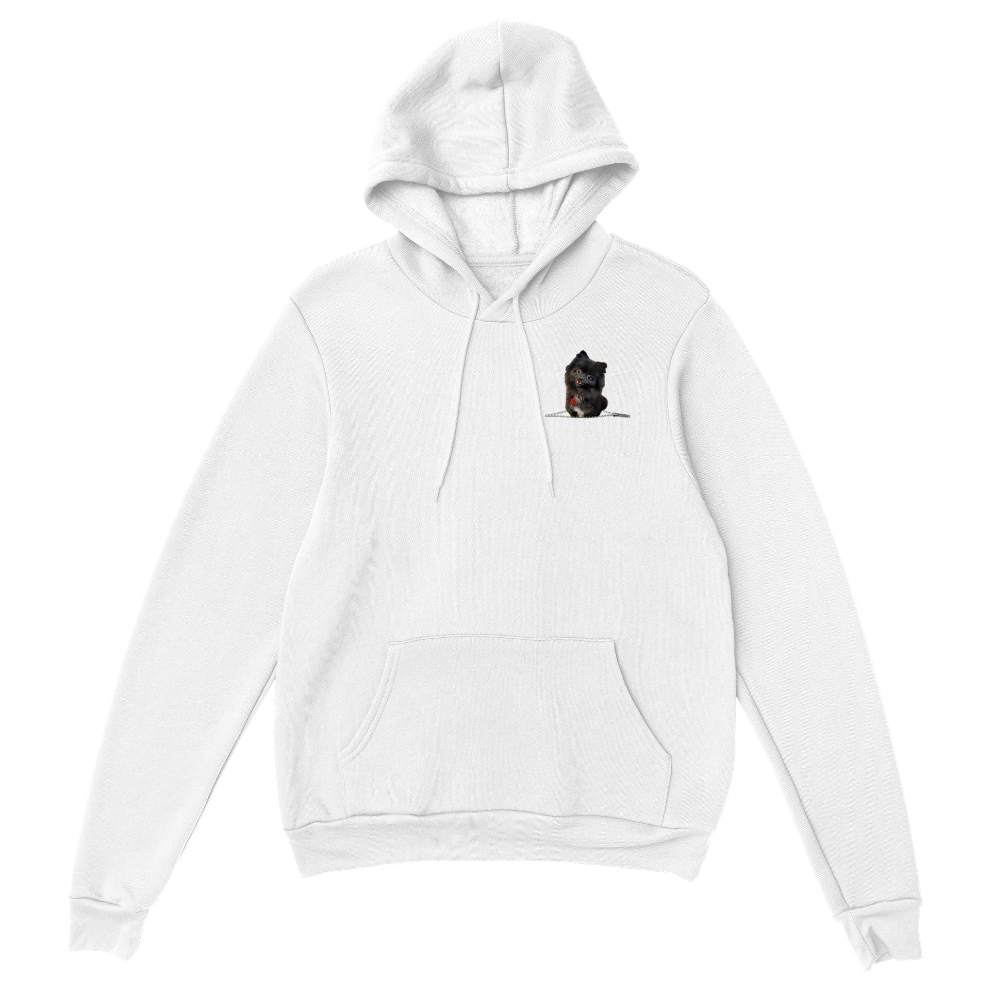 Black Pomeranian | Unisex Zip-Up Hoodie