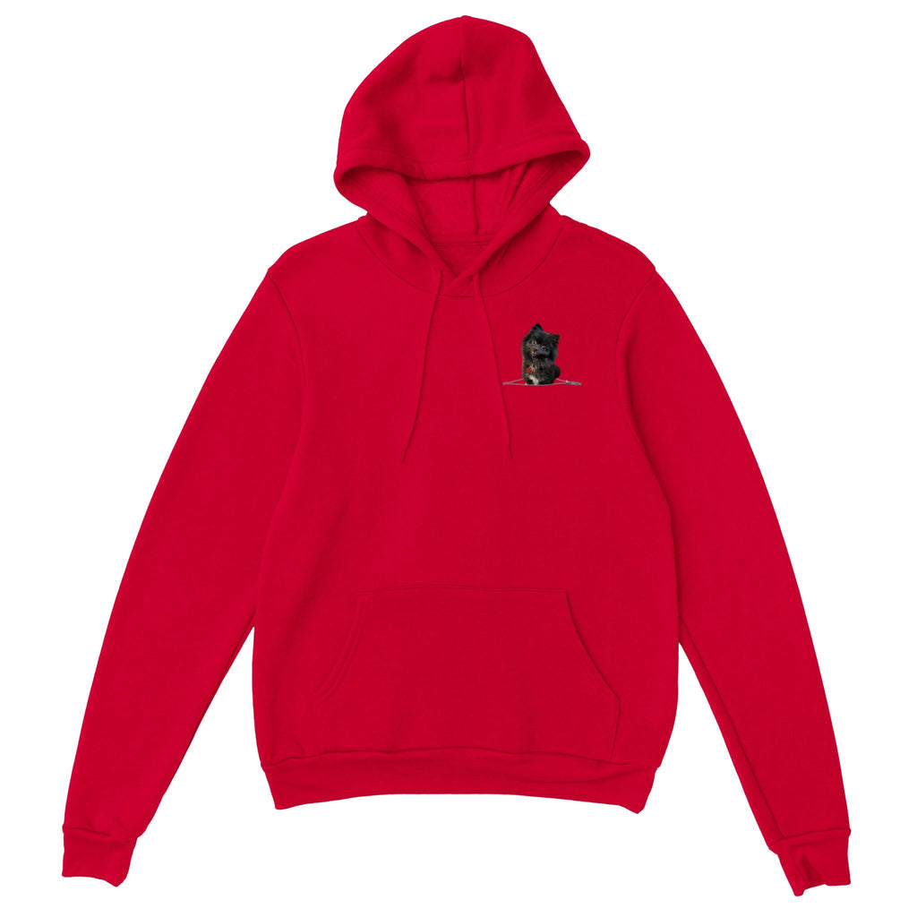 Black Pomeranian | Unisex Zip-Up Hoodie