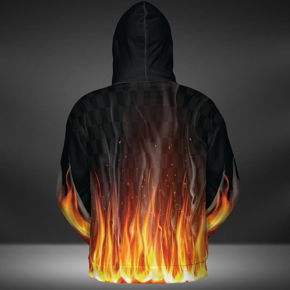 Flames of Success Black | Hoodie