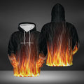Flames of Success Black | Hoodie