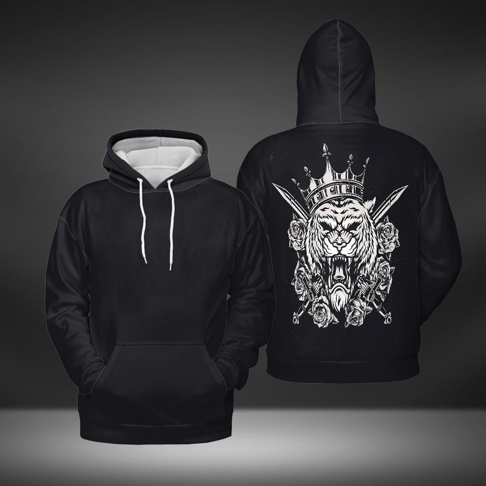 Angry Tiger Biker Style | Hoodie