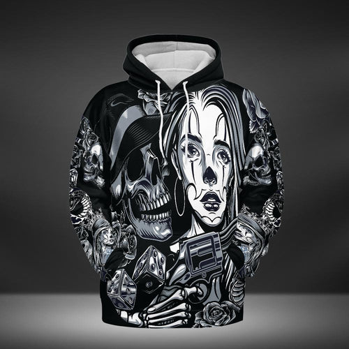 Black Mystic Scull | Hoodie