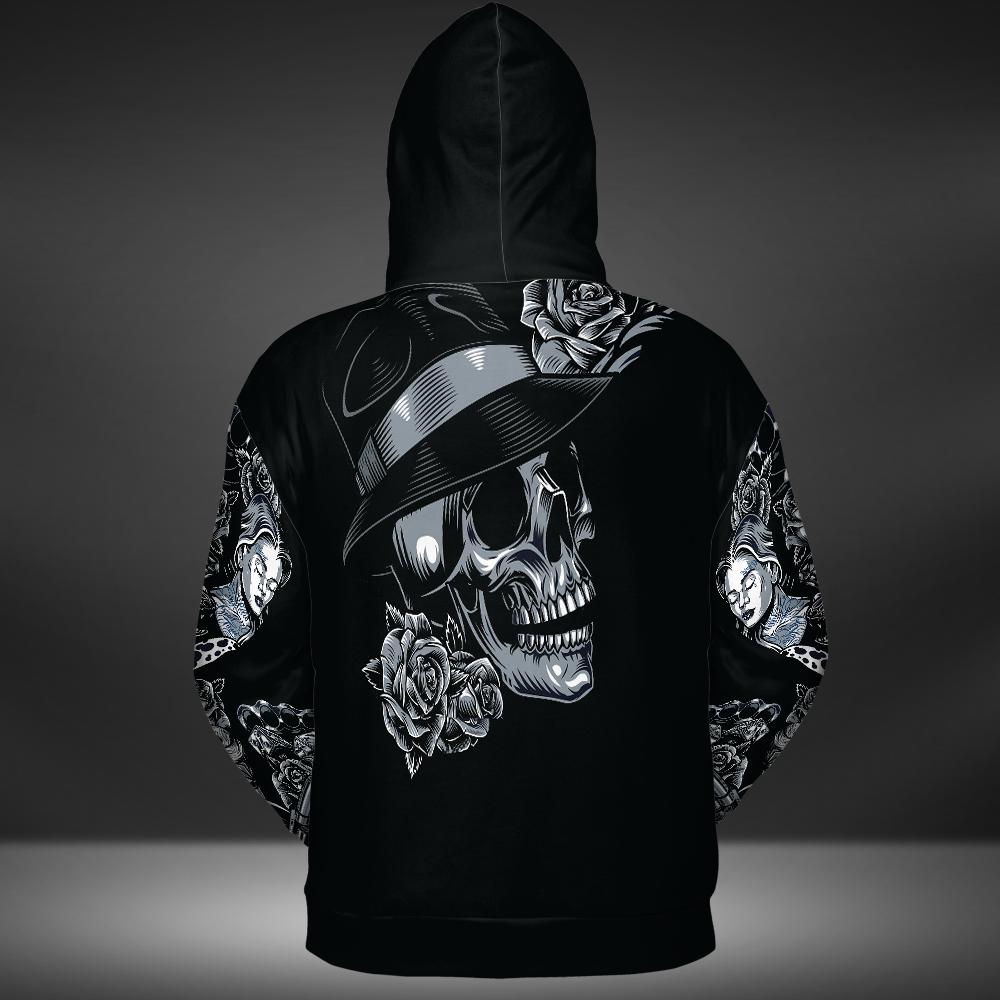 Black Mystic Scull | Hoodie