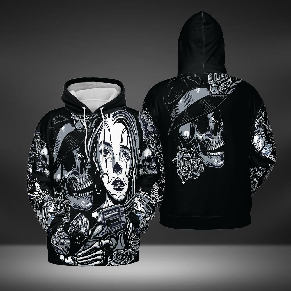 Black Mystic Scull | Hoodie