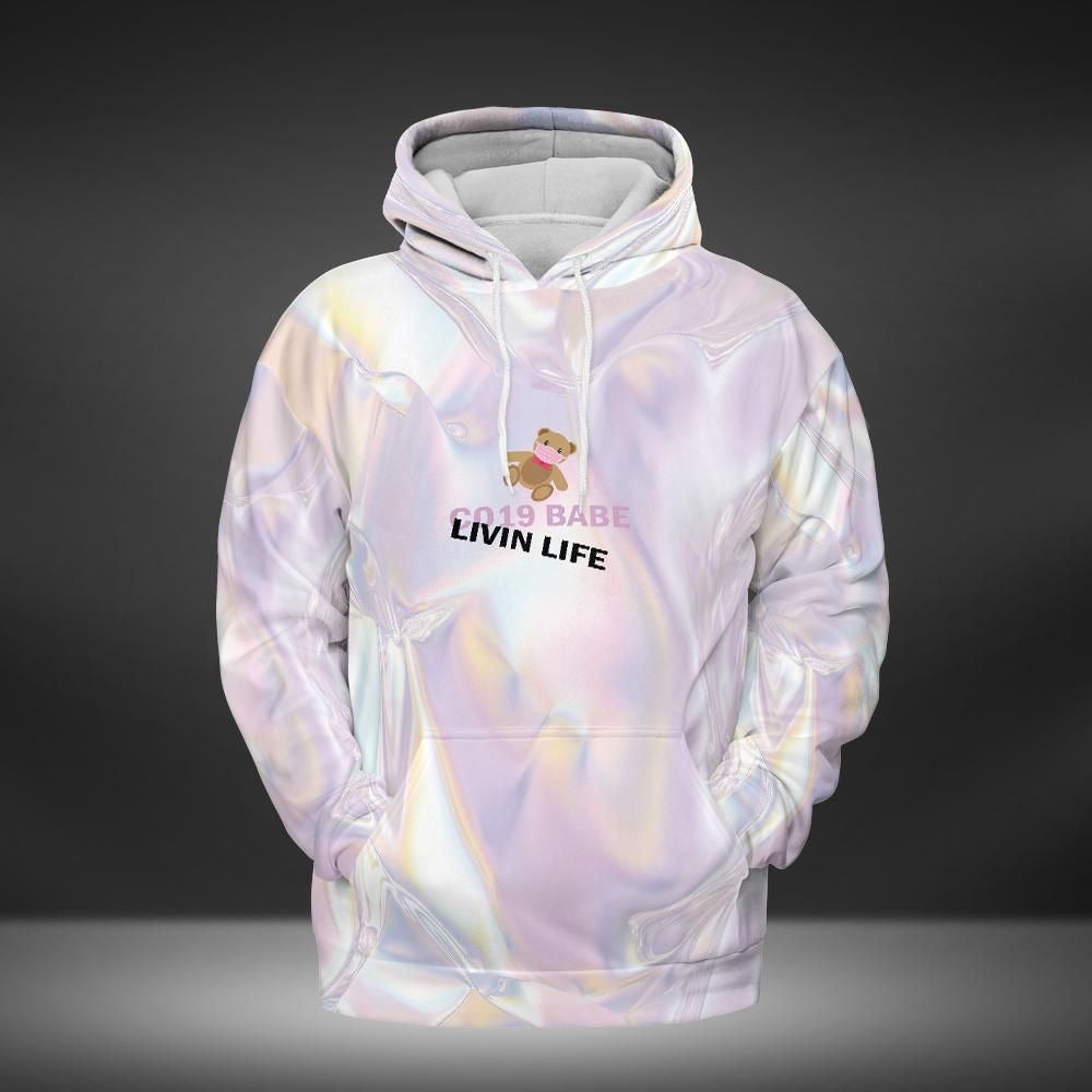 Co19livin Life Cute Slogan | Hoodie