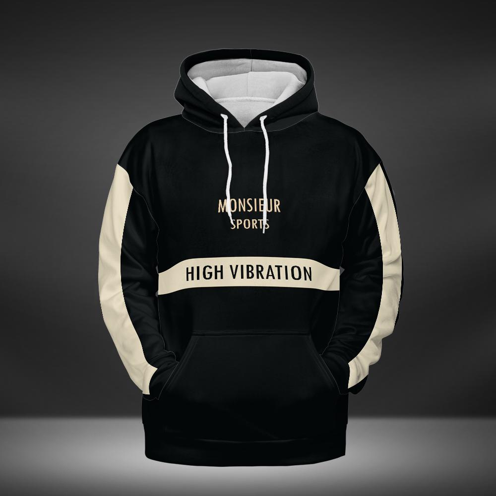 High Vibration II Slogan Quote | Hoodie