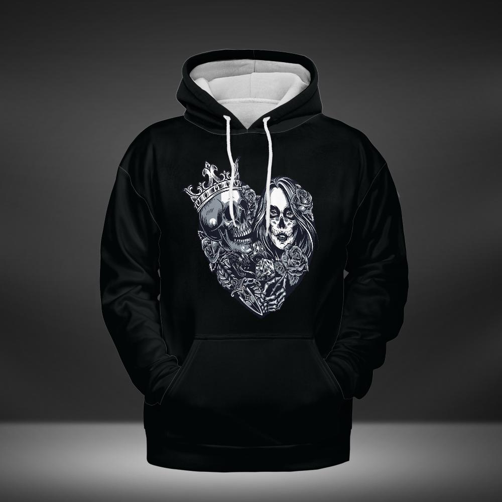 Love Scull King Heart | Hoodie