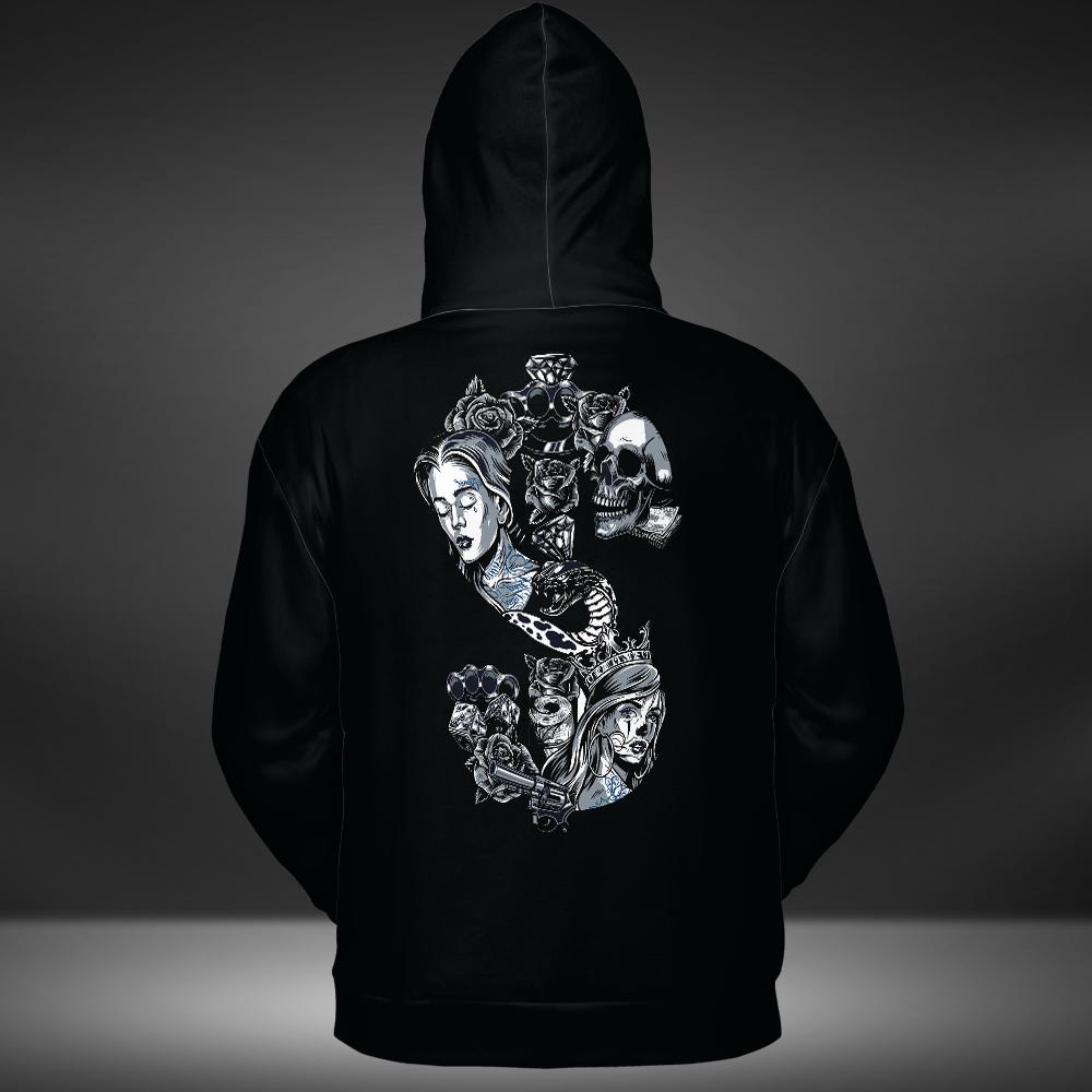 Love Scull King Heart | Hoodie