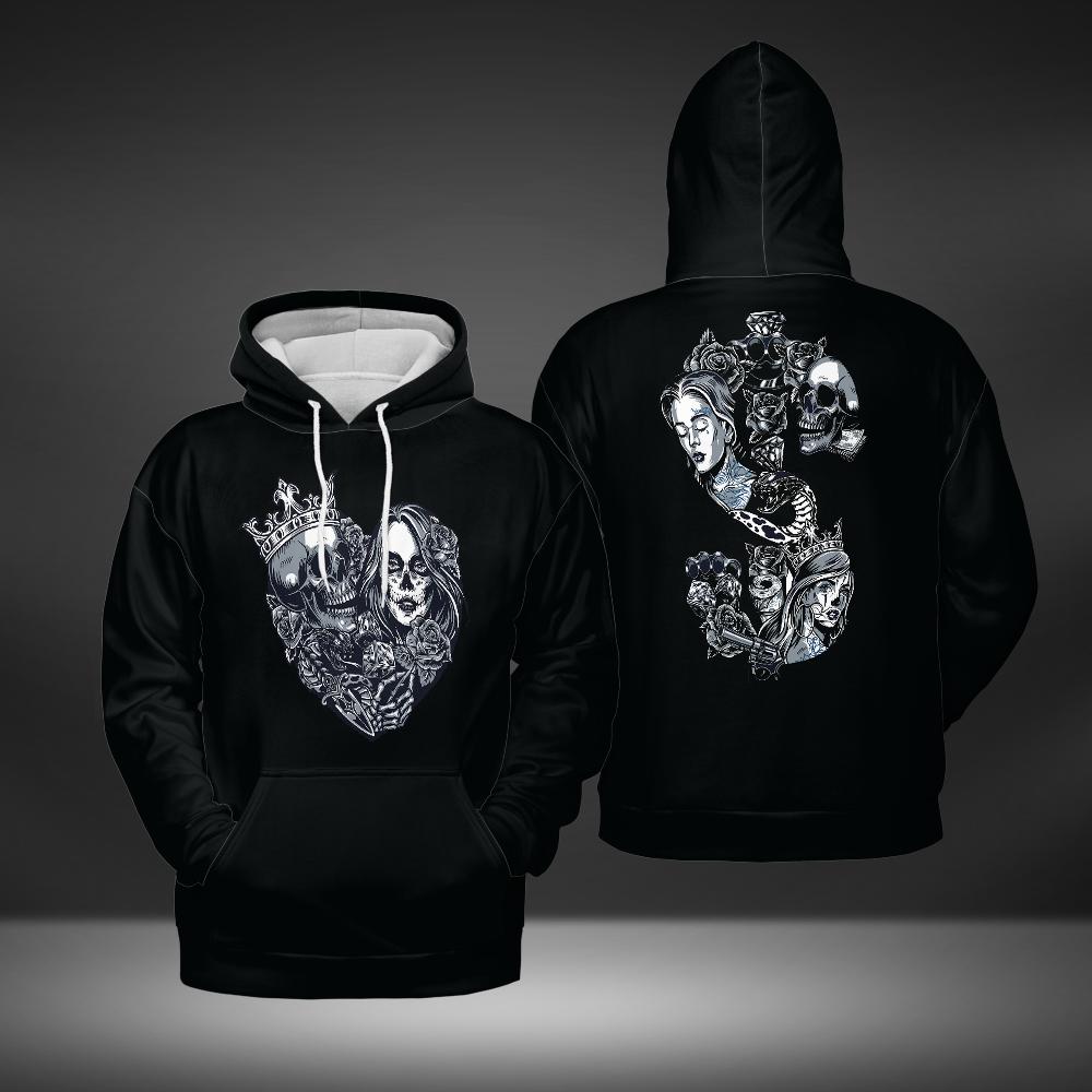 Love Scull King Heart | Hoodie