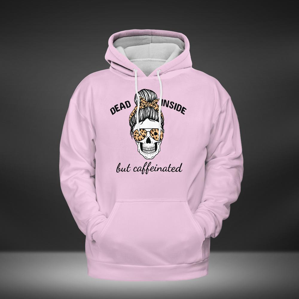 Dead Inside Scull Pink | Hoodie