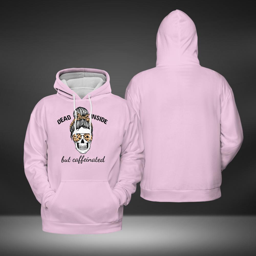 Dead Inside Scull Pink | Hoodie