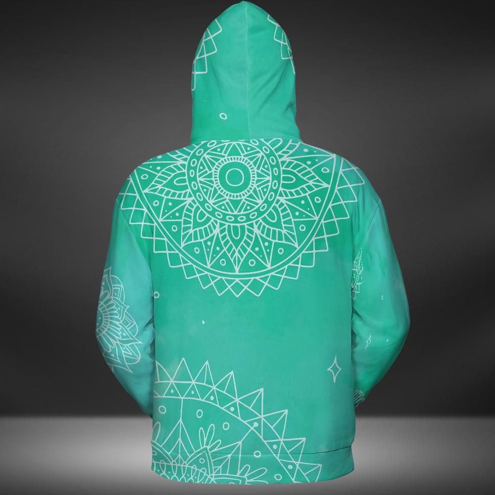 Mandalas Full Green | Hoodie